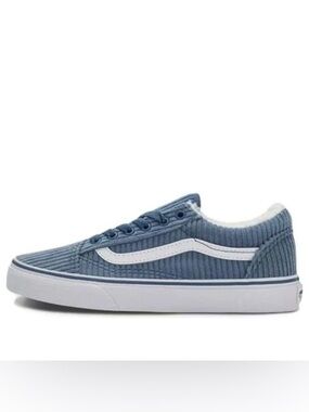 *BRAND NEW IN BOX* Vans Corduroy Low-Top Sneakers - Dusty Blue Old Skool Sz 12